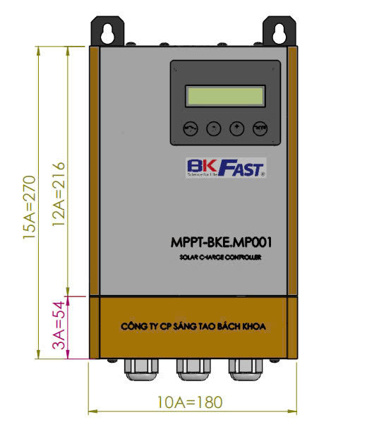 Thiết bị sạc năng lượng mặt trời BKFast MPPT